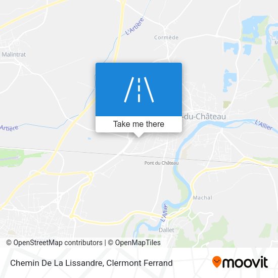 Chemin De La Lissandre map