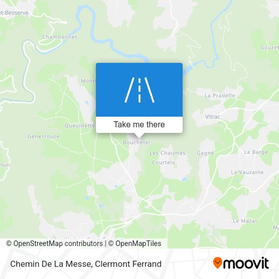Chemin De La Messe map