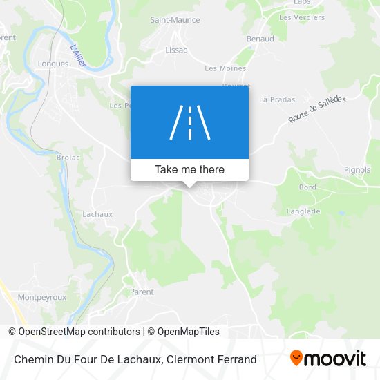 Chemin Du Four De Lachaux map
