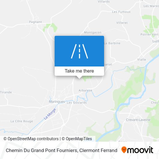 Chemin Du Grand Pont Fourniers map