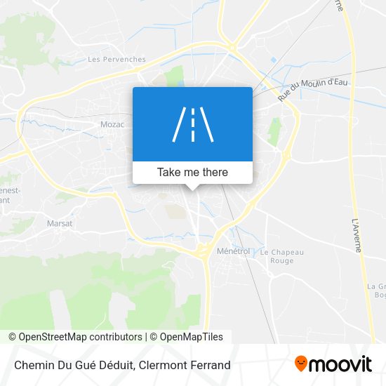 Chemin Du Gué Déduit map