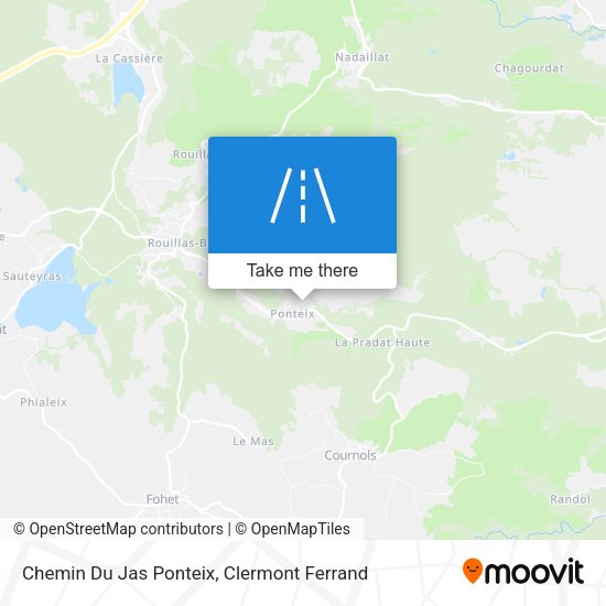 Chemin Du Jas Ponteix map