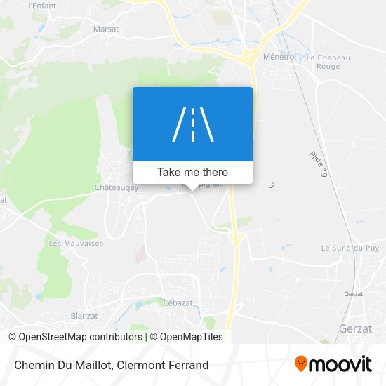 Chemin Du Maillot map