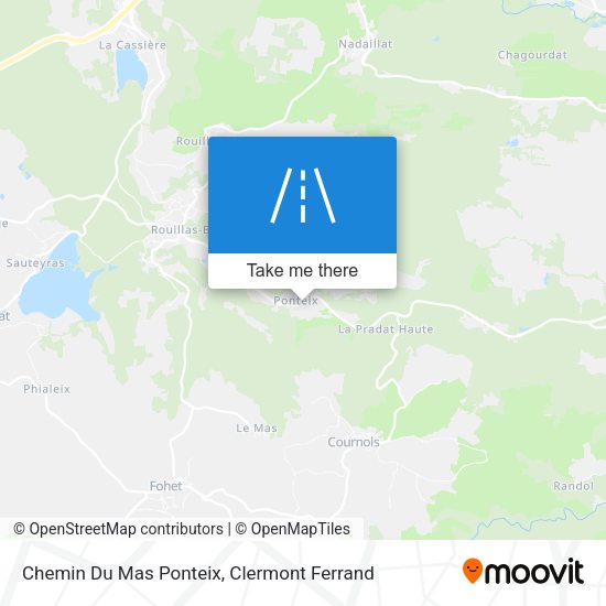 Chemin Du Mas Ponteix map
