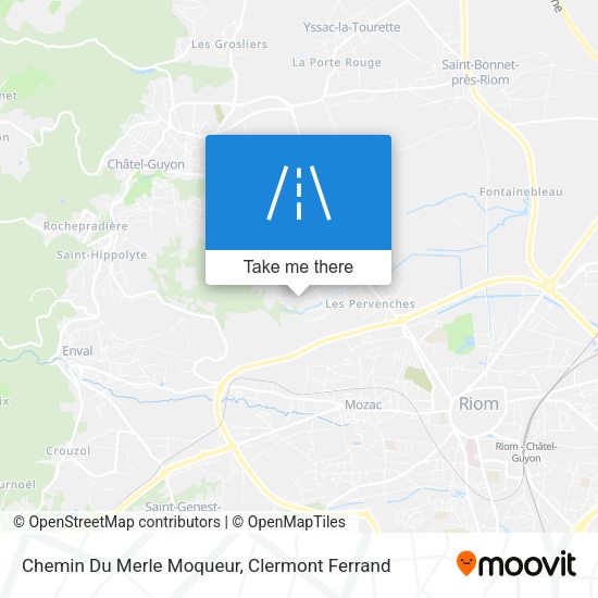 Chemin Du Merle Moqueur map