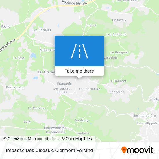 Impasse Des Oiseaux map