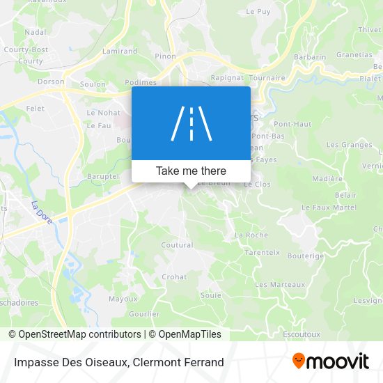 Impasse Des Oiseaux map