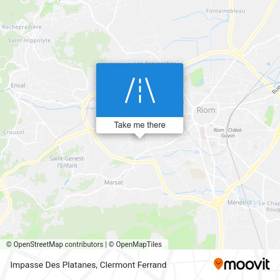 Impasse Des Platanes map