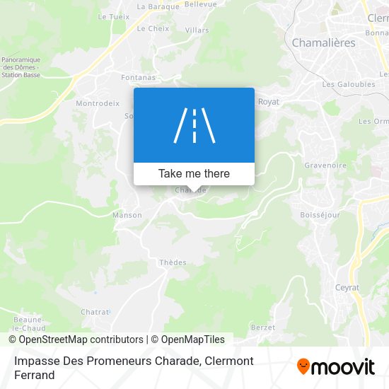 Impasse Des Promeneurs Charade map