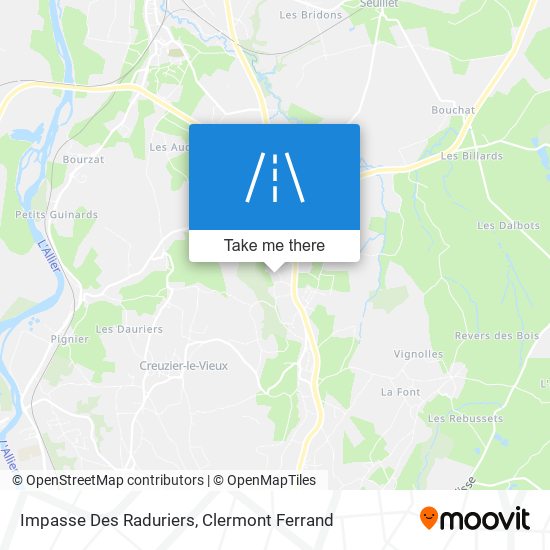 Impasse Des Raduriers map