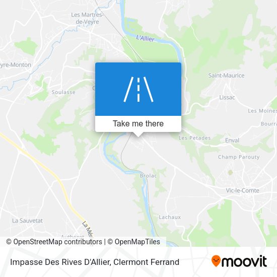 Impasse Des Rives D'Allier map