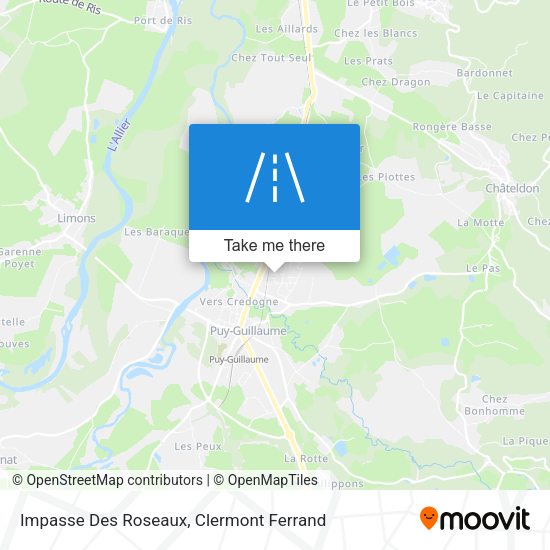Impasse Des Roseaux map