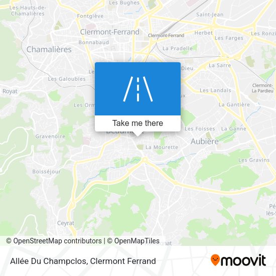 Allée Du Champclos map