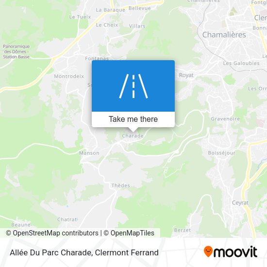 Allée Du Parc Charade map