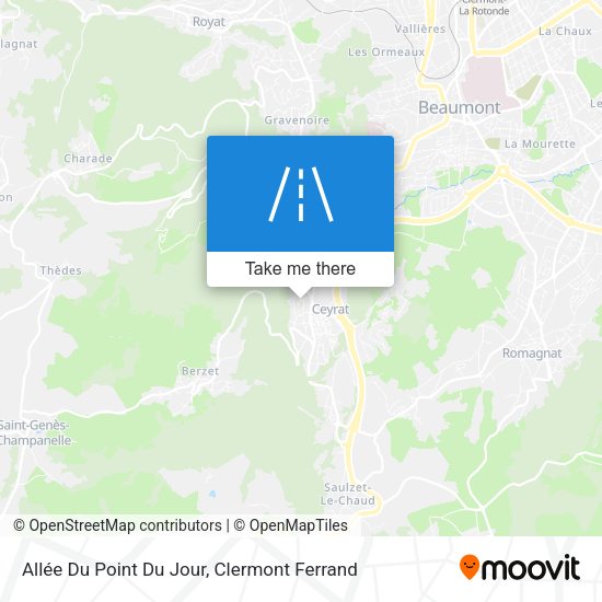 Allée Du Point Du Jour map