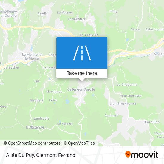 Allée Du Puy map