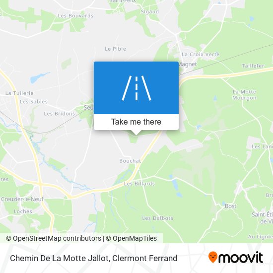 Chemin De La Motte Jallot map