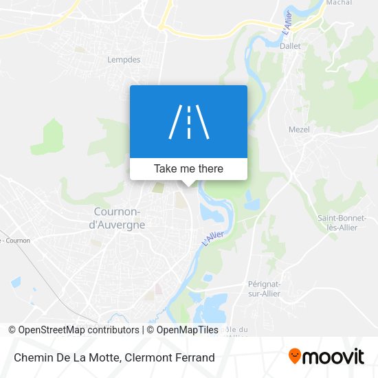 Chemin De La Motte map