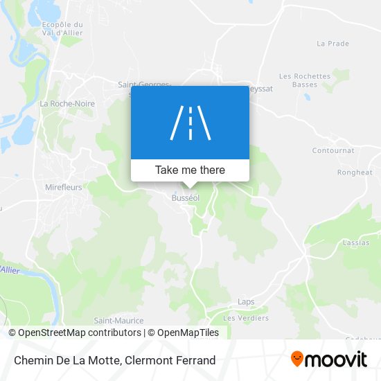 Chemin De La Motte map