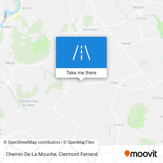 Chemin De La Mouche map
