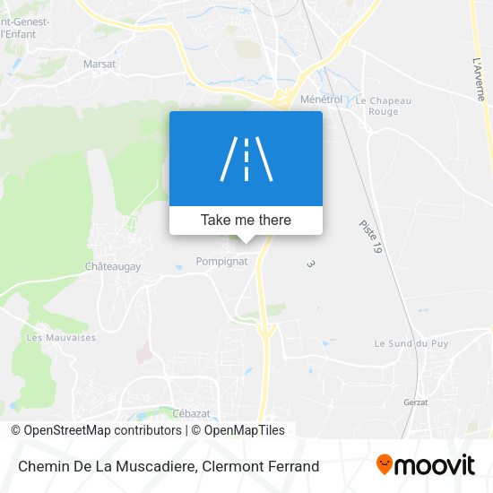 Chemin De La Muscadiere map