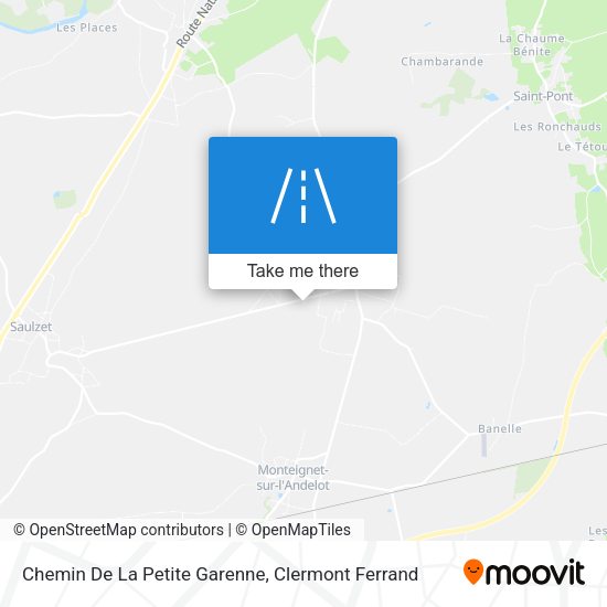 Chemin De La Petite Garenne map
