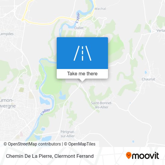 Chemin De La Pierre map