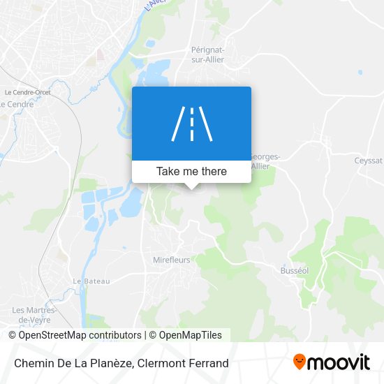 Chemin De La Planèze map