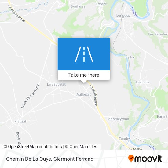 Chemin De La Quye map