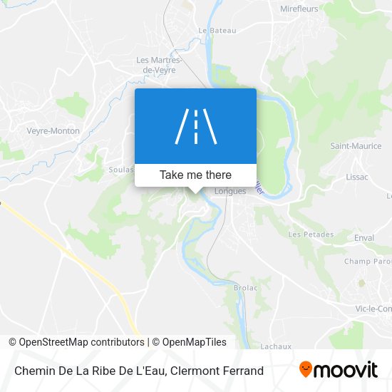 Chemin De La Ribe De L'Eau map