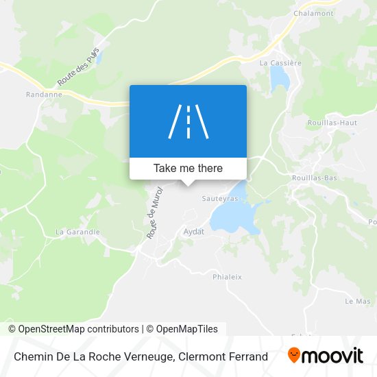 Chemin De La Roche Verneuge map