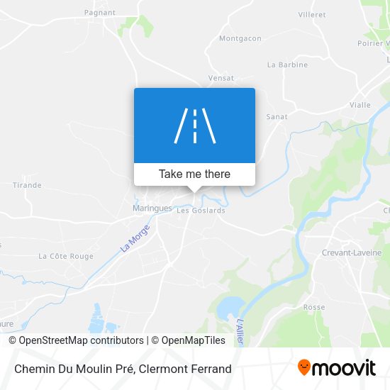Chemin Du Moulin Pré map