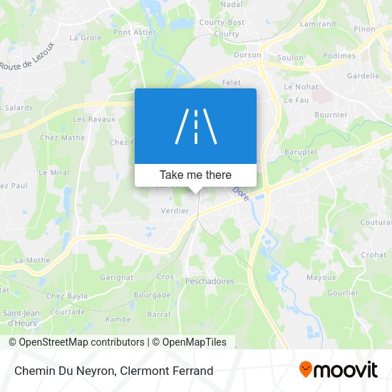 Chemin Du Neyron map