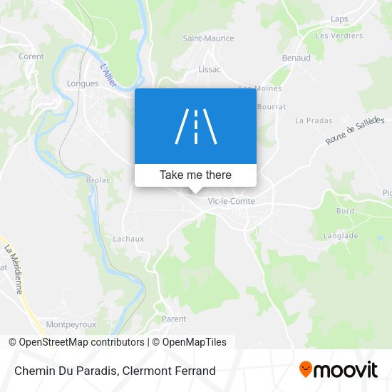 Chemin Du Paradis map