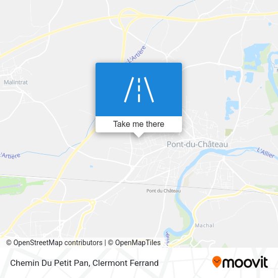 Chemin Du Petit Pan map