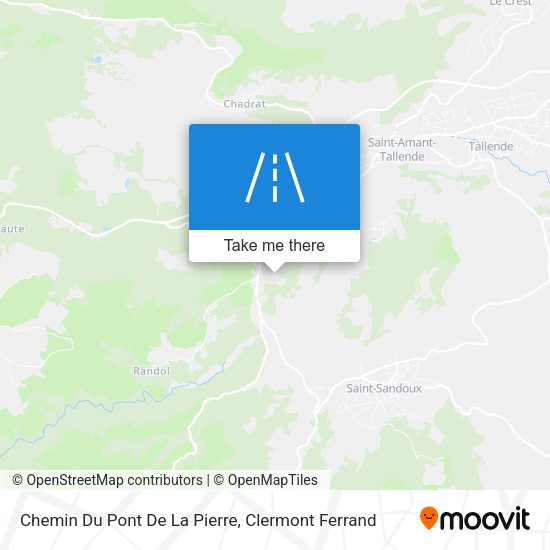 Chemin Du Pont De La Pierre map