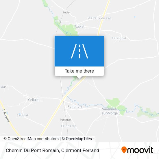 Chemin Du Pont Romain map