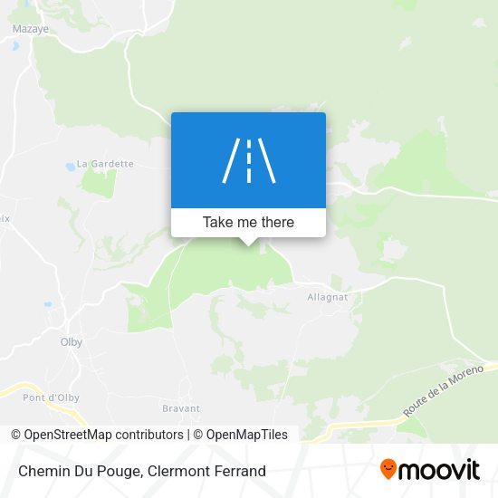 Chemin Du Pouge map
