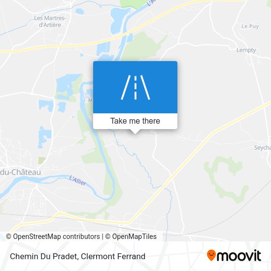Chemin Du Pradet map