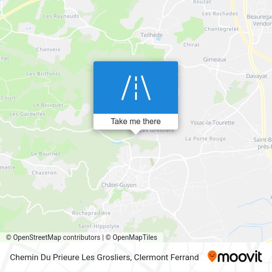 Chemin Du Prieure Les Grosliers map