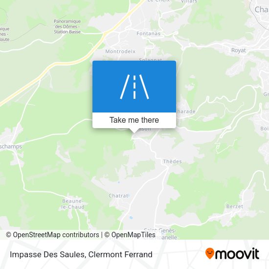 Impasse Des Saules map