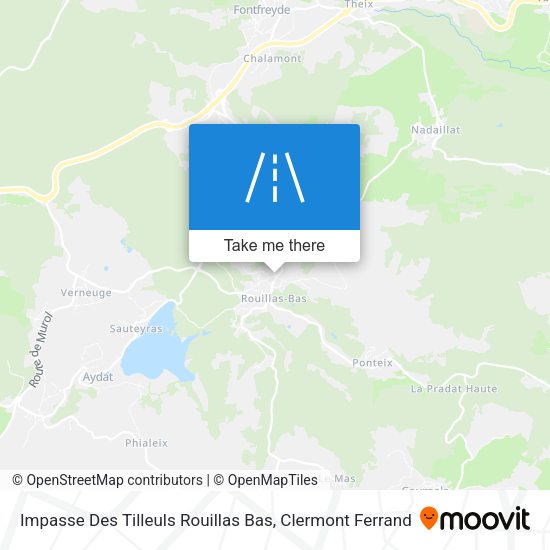 Impasse Des Tilleuls Rouillas Bas map