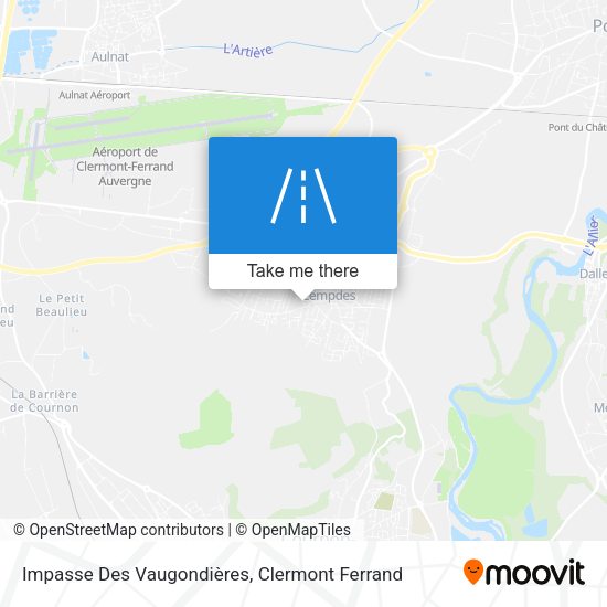 Impasse Des Vaugondières map