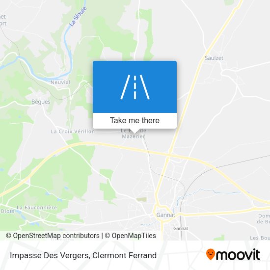 Impasse Des Vergers map