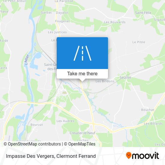 Impasse Des Vergers map