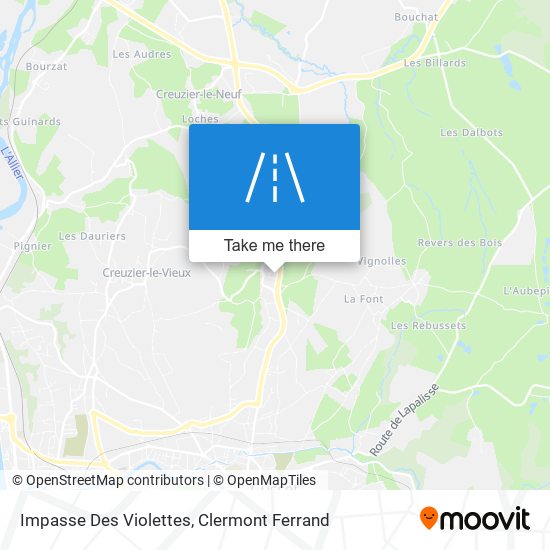 Impasse Des Violettes map
