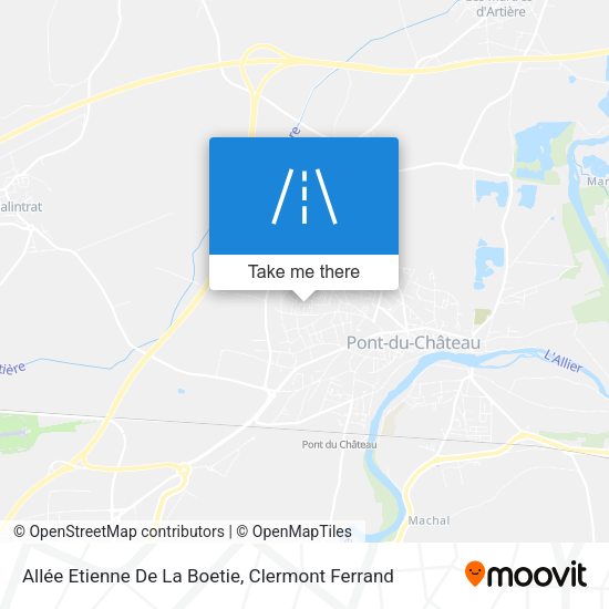 Allée Etienne De La Boetie map