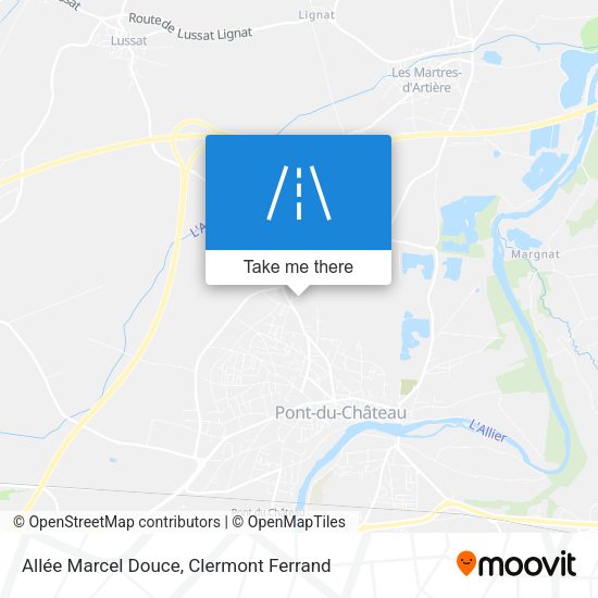 Allée Marcel Douce map