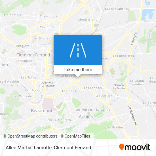 Allée Martial Lamotte map