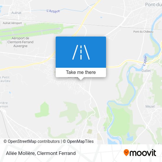 Allée Molière map